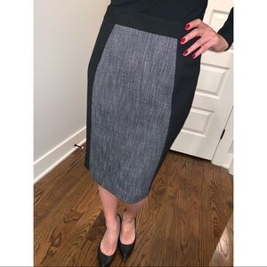 Halogen Mixed Panel Pencil Skirt